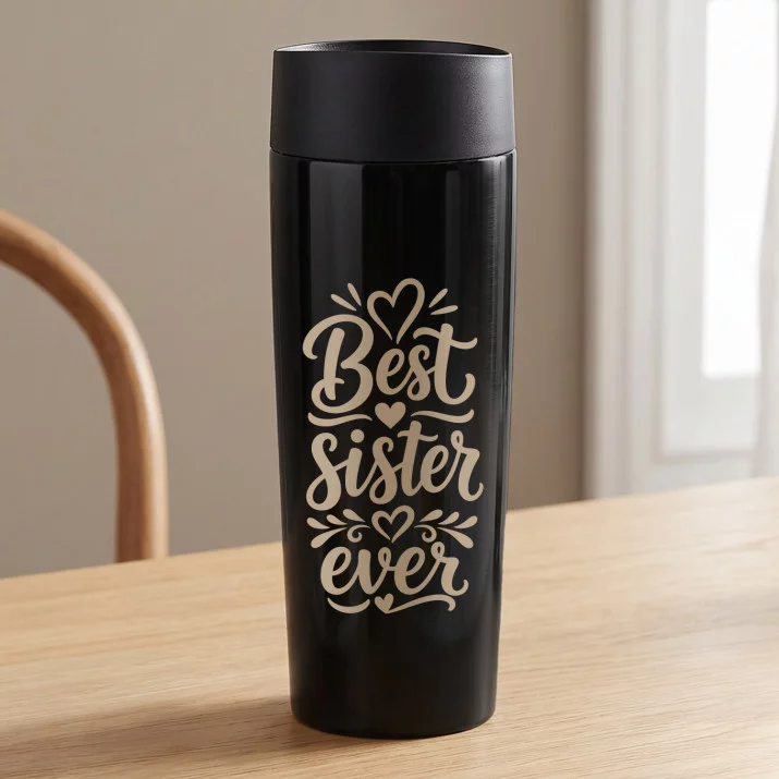 Kubek Termiczny Dla Siostry Prezent Dla Kobiety: Best Sister Ever