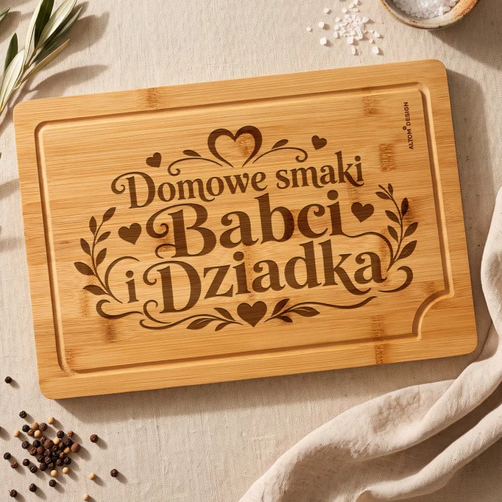Deska Do Krojenia Dla Babci i Dziadka Prezent Na Dzień Babci i Dziadka Dla Pary: Smak Domu Deska Do Krojenia Dla Babci i Dziadka Prezent Na Dzień Babci i Dziadka Dla Pary: Smak Domu