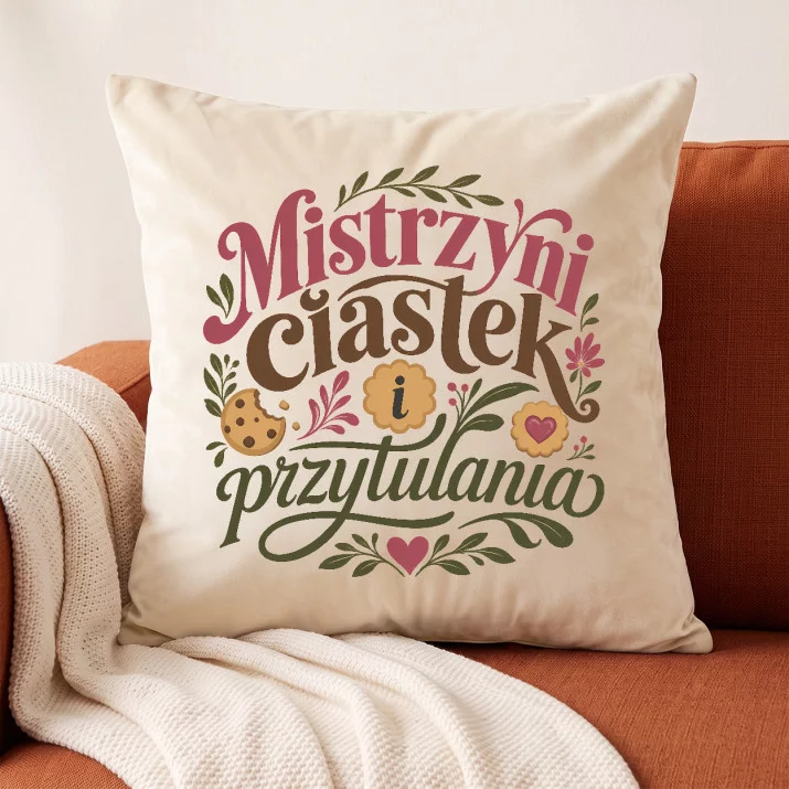 Poduszka Dekoracyjna Dla Babci Prezent Na Dzień Babci Dla Kobiety: Botaniczna Babcia Poduszka Dekoracyjna Dla Babci Prezent Na Dzień Babci Dla Kobiety: Botaniczna Babcia