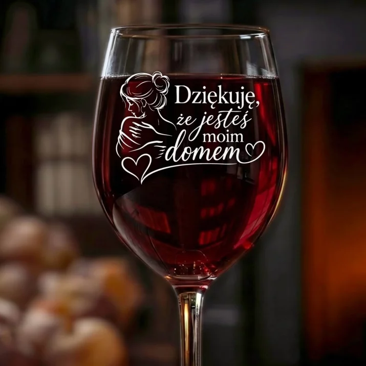Kieliszek Do Wina Dla Dziewczyny Prezent Na Dzień Dziewczyny Dla Kobiety: Dziękuję, Że Jesteś Kieliszek Do Wina Dla Dziewczyny Prezent Na Dzień Dziewczyny Dla Kobiety: Dziękuję, Że Jesteś