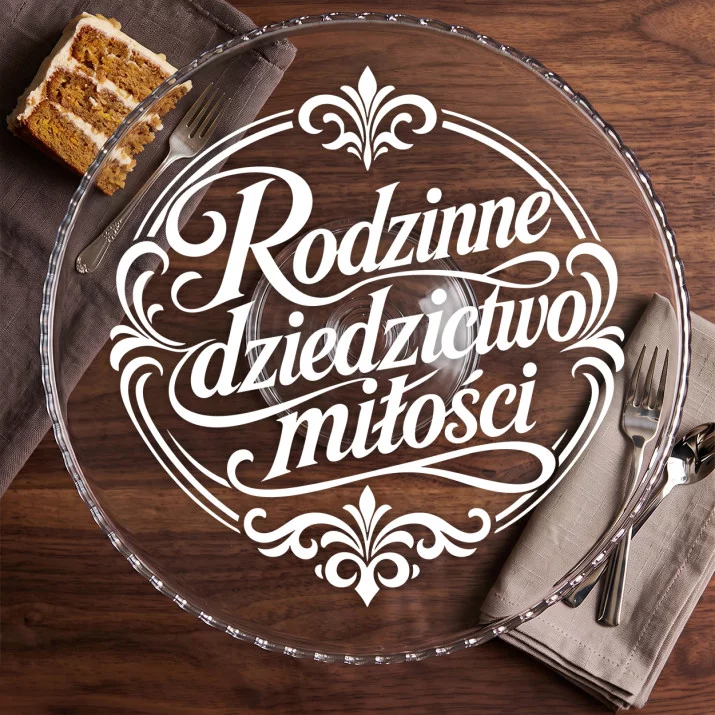 Patera Na Ciasto Dla Rodziców Prezent Dla Pary: Klasyczna Rodzinna Elegancja Patera Na Ciasto Dla Rodziców Prezent Dla Pary: Klasyczna Rodzinna Elegancja