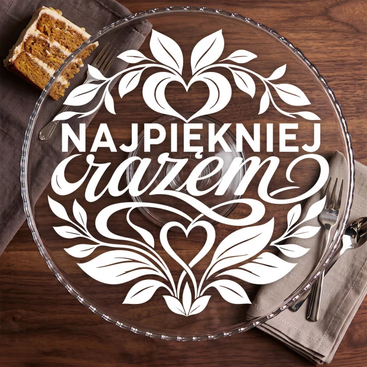 Patera Na Ciasto Dla Dwojga Prezent Dla Pary: Najpiękniej Razem
