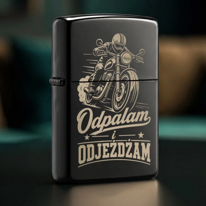 Zapalniczka Z Grawerem Dla Motocyklisty Prezent Dla Mężczyzny: Motocyklowy Zryw
