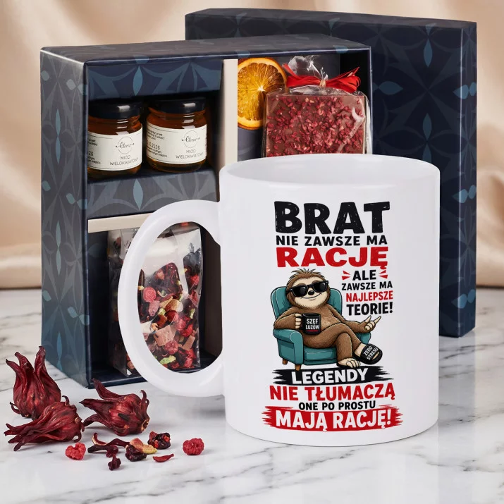 Zestaw Prezenowy Z Kubkiem Dla Brata: Braterskie Teorie Zestaw Prezenowy Z Kubkiem Dla Brata: Braterskie Teorie