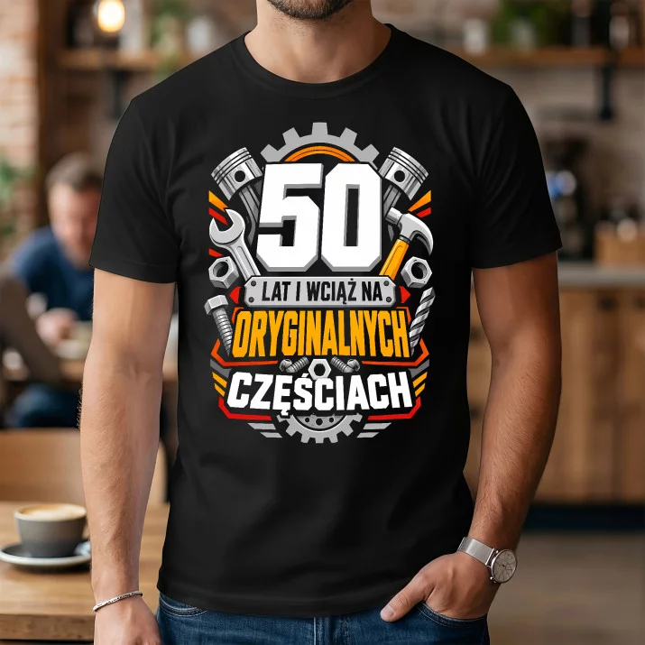 Koszulka Męska Na 50 Prezent Dla Mężczyzny: 50 Lat Na
