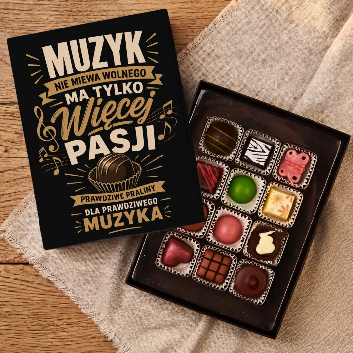 Czekoladki Dla Muzyka Prezent Dla Mężczyzny: Muzyk Ma Więcej Pasji Czekoladki Dla Muzyka Prezent Dla Mężczyzny: Muzyk Ma Więcej Pasji