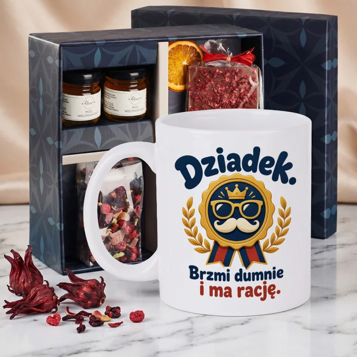 Zestaw Prezenowy Z Kubkiem Dla Dziadka Na Dzień Dziadka: Brzmi Dumnie Zestaw Prezenowy Z Kubkiem Dla Dziadka Na Dzień Dziadka: Brzmi Dumnie