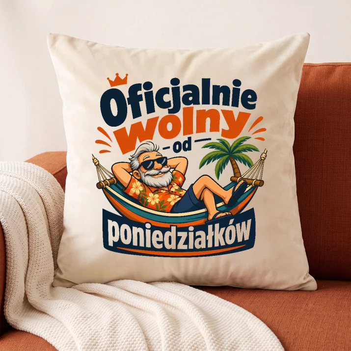 Poduszka Dekoracyjna Na Emeryturę Prezent Dla Emeryta Mężczyzny: Mistrz Relaksu