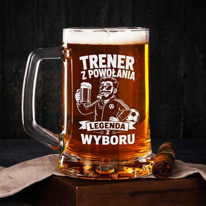 Kufel Dla Trenera Piłki Nożnej Prezent Dla Mężczyzny: Trener Z Powołania