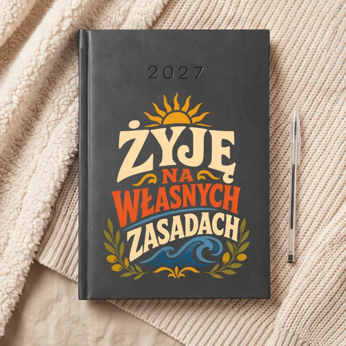 Kalendarz Książkowy A5 2027 Dla Ukochanego Prezent Na Walentynki Dla Mężczyzny: Manifest Męskiej Pewności