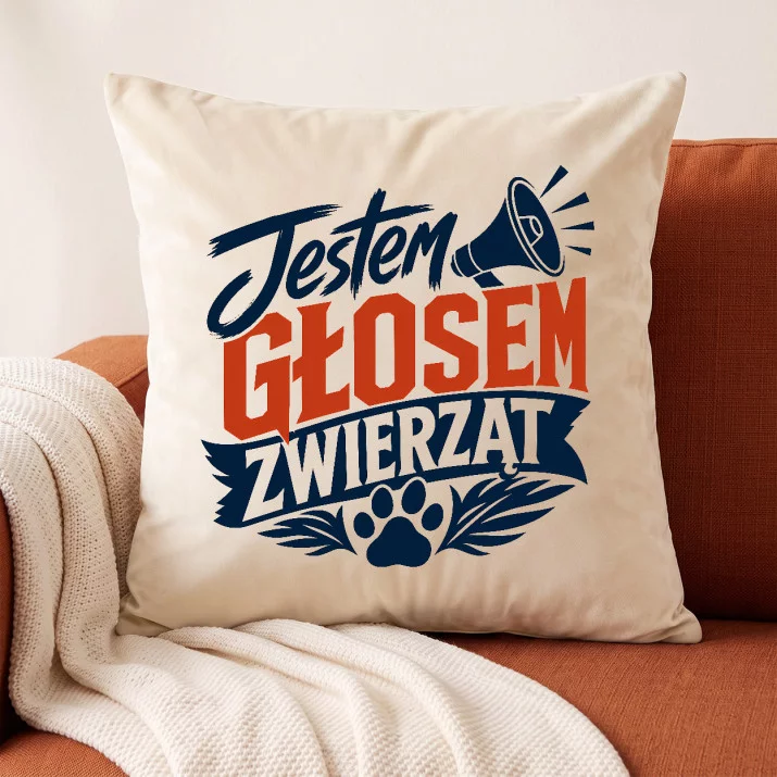 Poduszka Dekoracyjna Dla Weterynarza Prezent Dla Mężczyzny: Głos Weterynarza