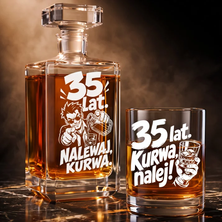 Zestaw Do Whisky Dla 35 Latka Prezent Na 35 Urodziny Dla Mężczyzny: 35 Lat. Nalewaj, Kurwa. Zestaw Do Whisky Dla 35 Latka Prezent Na 35 Urodziny Dla Mężczyzny: 35 Lat. Nalewaj, Kurwa.