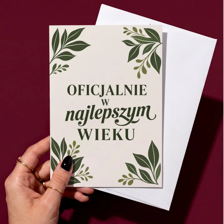 Kartka z Życzeniami Na 30 Urodziny Dla 30 Latka Mężczyzny: Botaniczna Elegancja