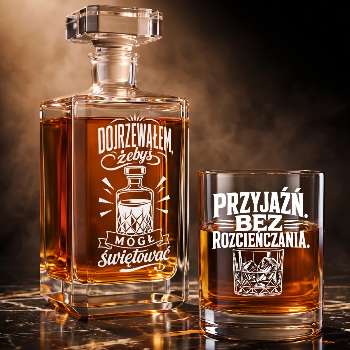 Zestaw Do Whisky Dla Przyjaciela Prezent Dla Mężczyzny: Szlachetny Toast