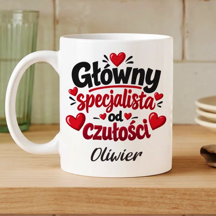 Kubek Personalizowany Na Walentynki Prezent Na Rocznicę Dla Mężczyzny: Główny Specjalista Od