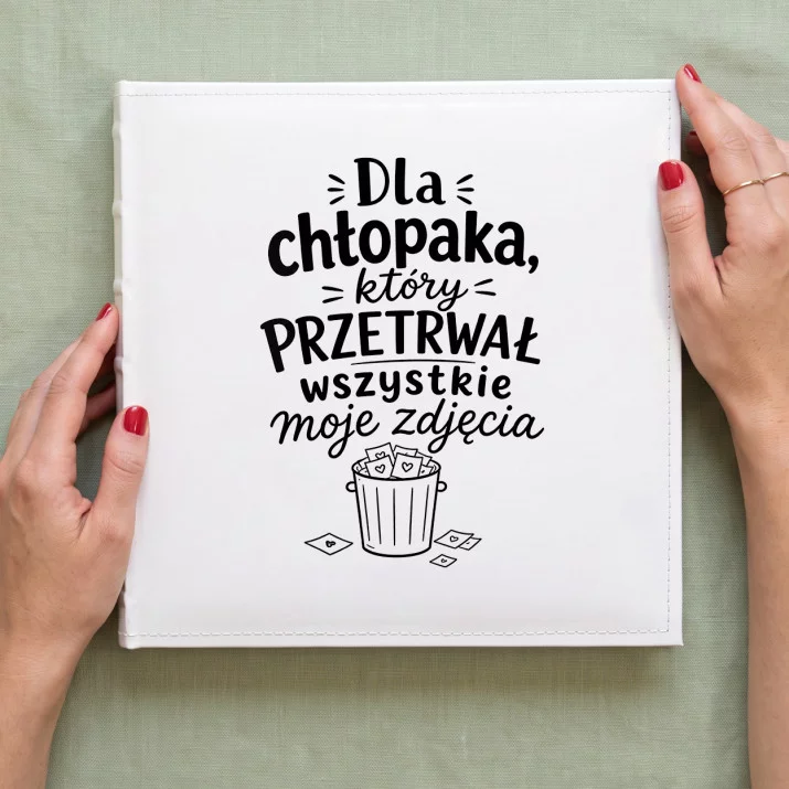 Album Na Zdjęcia Tradycyjny Dla Chłopaka Prezent Na Dzień Chłopaka Dla Mężczyzny: Minimalistyczny Humor