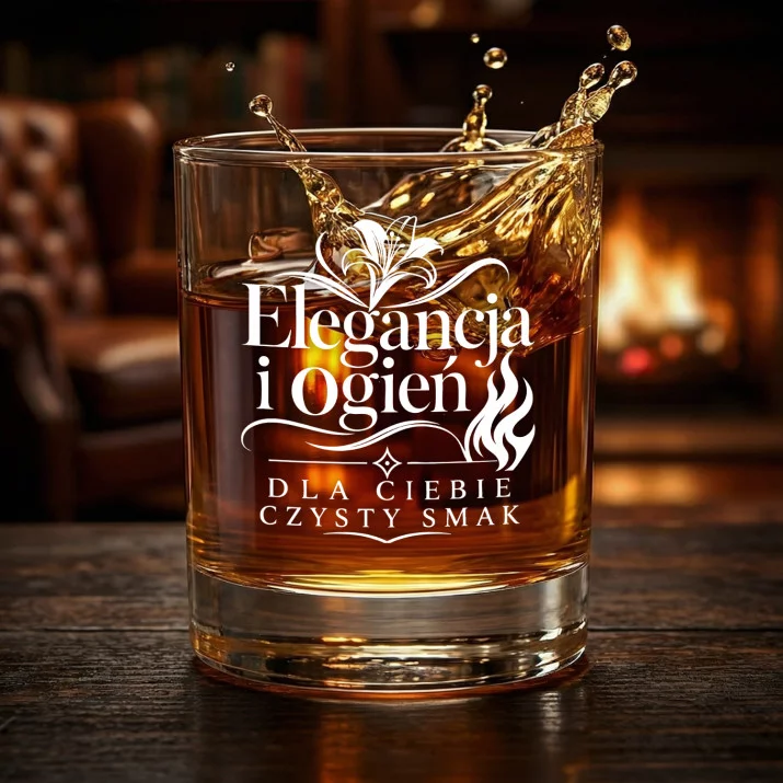 Szklanka Do Whisky Dla Kobiety Prezent Dla Kobiety: Elegancja I Ogień Szklanka Do Whisky Dla Kobiety Prezent Dla Kobiety: Elegancja I Ogień