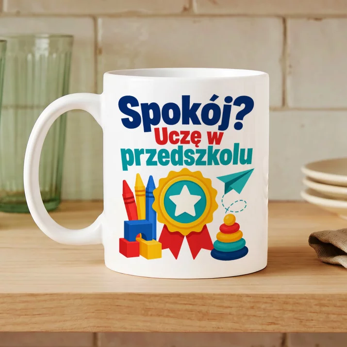 Kubek Z Nadrukiem Dla Nauczyciela Przedszkola Prezent Dla Mężczyzny: Uczę W Przedszkolu Kubek Z Nadrukiem Dla Nauczyciela Przedszkola Prezent Dla Mężczyzny: Uczę W Przedszkolu