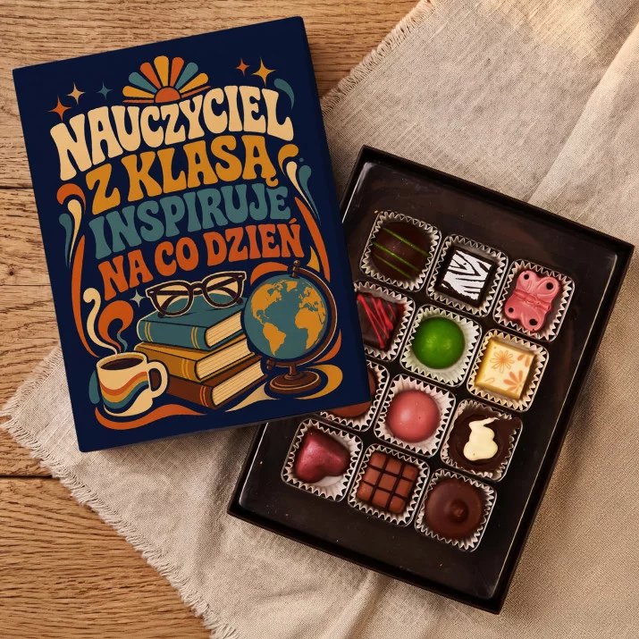 Czekoladki Na Dzień Nauczyciela Prezent Dla Nauczyciela Mężczyzny: Retro Nauczyciel Inspiruje Czekoladki Na Dzień Nauczyciela Prezent Dla Nauczyciela Mężczyzny: Retro Nauczyciel Inspiruje