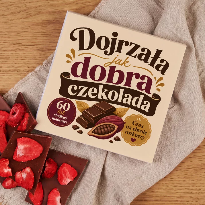 Czekolada Z Truskawkami Na 60 Prezent Na 60 Urodziny Dla Kobiety: Czekoladowa Dojrzałość Czekolada Z Truskawkami Na 60 Prezent Na 60 Urodziny Dla Kobiety: Czekoladowa Dojrzałość