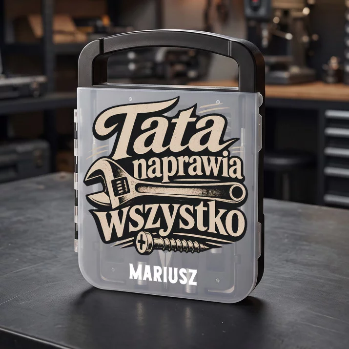 Zestaw Narzędzi Dla Taty Prezent Na Dzień Ojca Dla Mężczyzny: Manifest Majsterkowicza