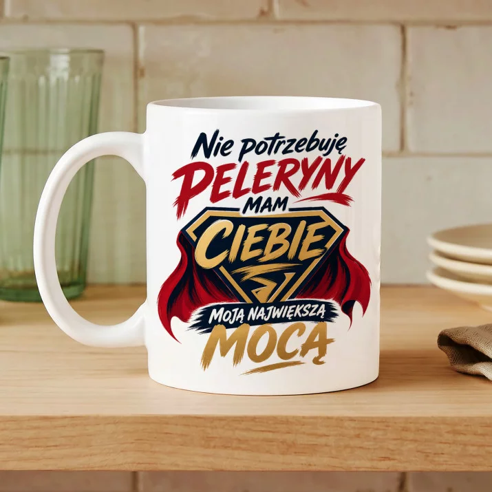 Kubek Z Nadrukiem Na Rocznicę Ślubu Prezent Na Walentynki Dla Mężczyzny: Supermoc Wsparcia Kubek Z Nadrukiem Na Rocznicę Ślubu Prezent Na Walentynki Dla Mężczyzny: Supermoc Wsparcia