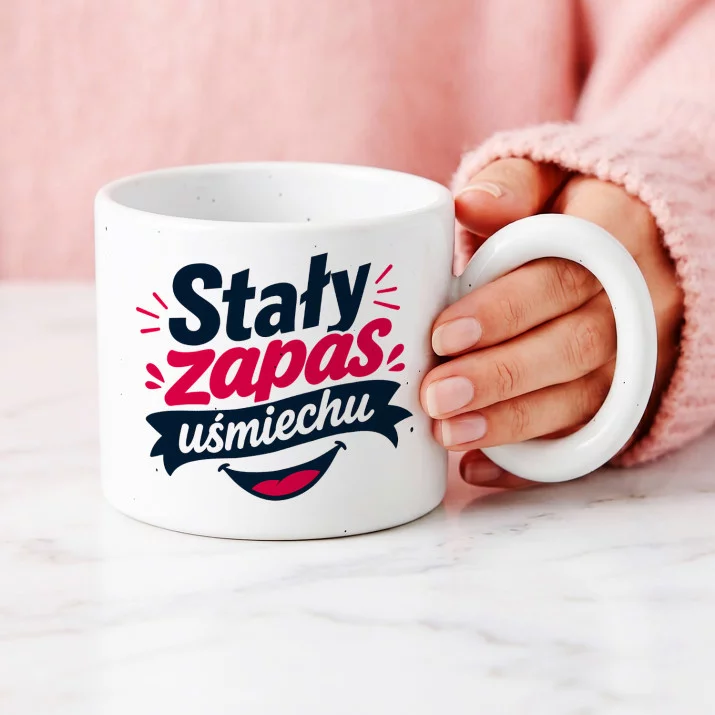 Kubek Z Okrągłym Uchem Na Dzień Dziewczyny Prezent Dla Kobiety: Magia Dobrego Humoru Kubek Z Okrągłym Uchem Na Dzień Dziewczyny Prezent Dla Kobiety: Magia Dobrego Humoru
