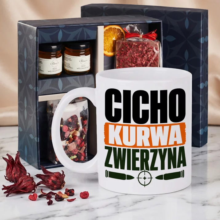 Zestaw Prezenowy Z Kubkiem Dla Myśliwego: Zwierzyna Zestaw Prezenowy Z Kubkiem Dla Myśliwego: Zwierzyna