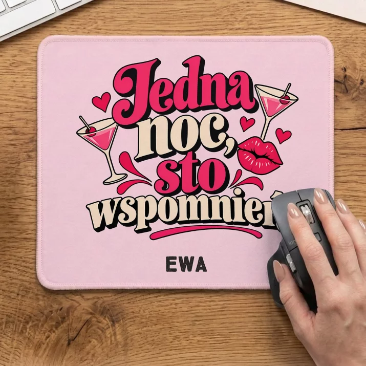 Podkładka Pod Myszkę Na Panieński Prezent Dla Kobiety: Jedna Noc, Sto Wspomnień