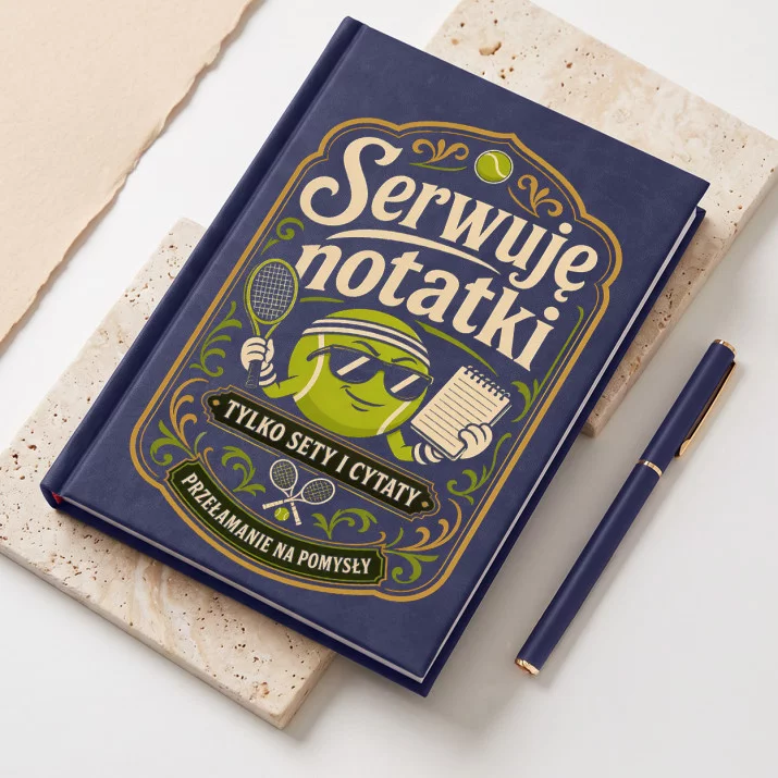 Notatnik A5 Dla Tenisisty Prezent Dla Mężczyzny: Kortowy Humor Retro Notatnik A5 Dla Tenisisty Prezent Dla Mężczyzny: Kortowy Humor Retro
