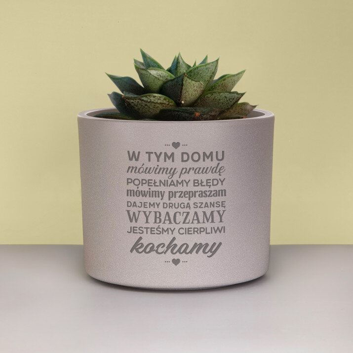 W tym domu - Osłonka na doniczkę