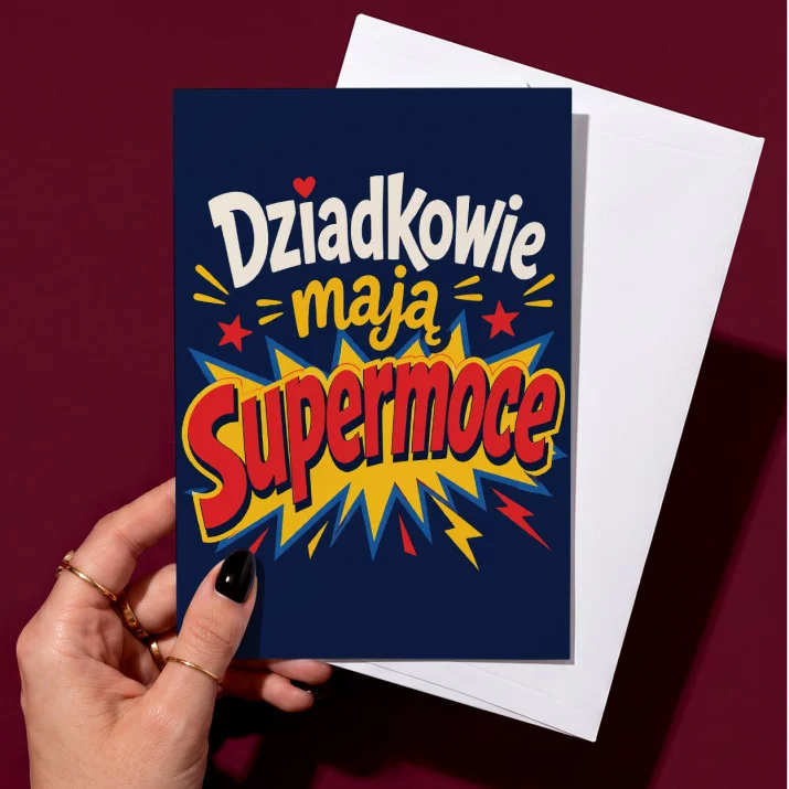 Kartka z Życzeniami Na Dzień Babci I Dziadka Przedszkole Dla Babci i Dziadka Pary: Przedszkolne Supermoce Kartka z Życzeniami Na Dzień Babci I Dziadka Przedszkole Dla Babci i Dziadka Pary: Przedszkolne Supermoce