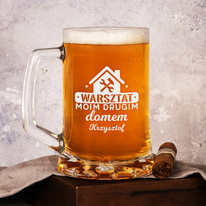 Warsztat moim domem - Personalizowany Kufel