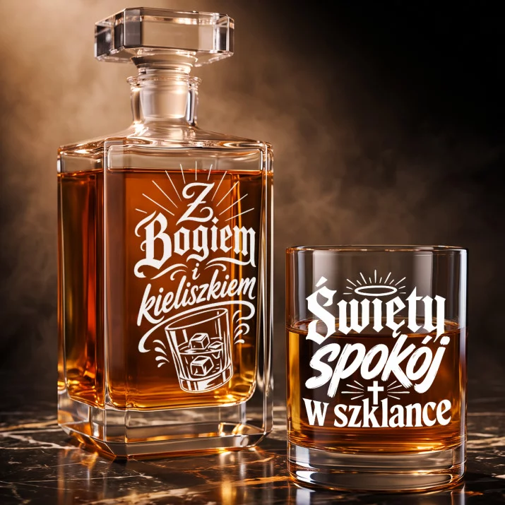 Zestaw Do Whisky Dla Katolika Prezent Dla Mężczyzny: Toast Z Wiarą