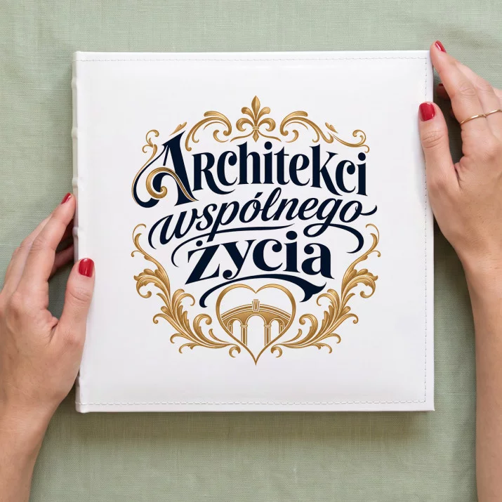 Album Na Zdjęcia Tradycyjny Dla Nowożeńców Prezent Na Ślub Dla Pary: Architektura Wspólnego Album Na Zdjęcia Tradycyjny Dla Nowożeńców Prezent Na Ślub Dla Pary: Architektura Wspólnego