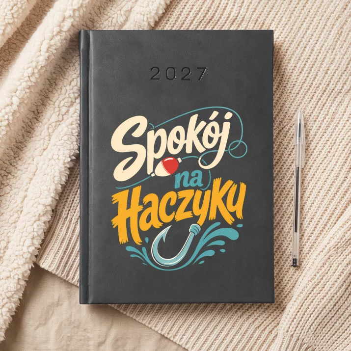 Kalendarz Książkowy A5 2027 Dla Rybaka Prezent Dla Mężczyzny: Humor Wędkarski