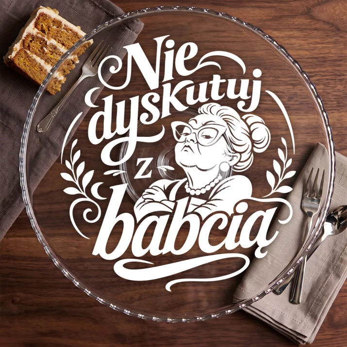 Patera Na Ciasto Dla Babci Prezent Na Dzień Babci Dla Kobiety: Suchy Humor Babci Patera Na Ciasto Dla Babci Prezent Na Dzień Babci Dla Kobiety: Suchy Humor Babci