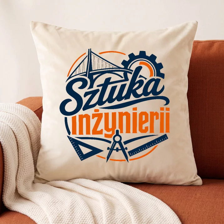 Poduszka Dekoracyjna Dla Inżyniera Prezent Dla Mężczyzny: Szykowna Inżynieria Poduszka Dekoracyjna Dla Inżyniera Prezent Dla Mężczyzny: Szykowna Inżynieria