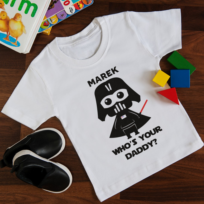 Who`s your daddy - Koszulka z nadrukiem dla dziecka