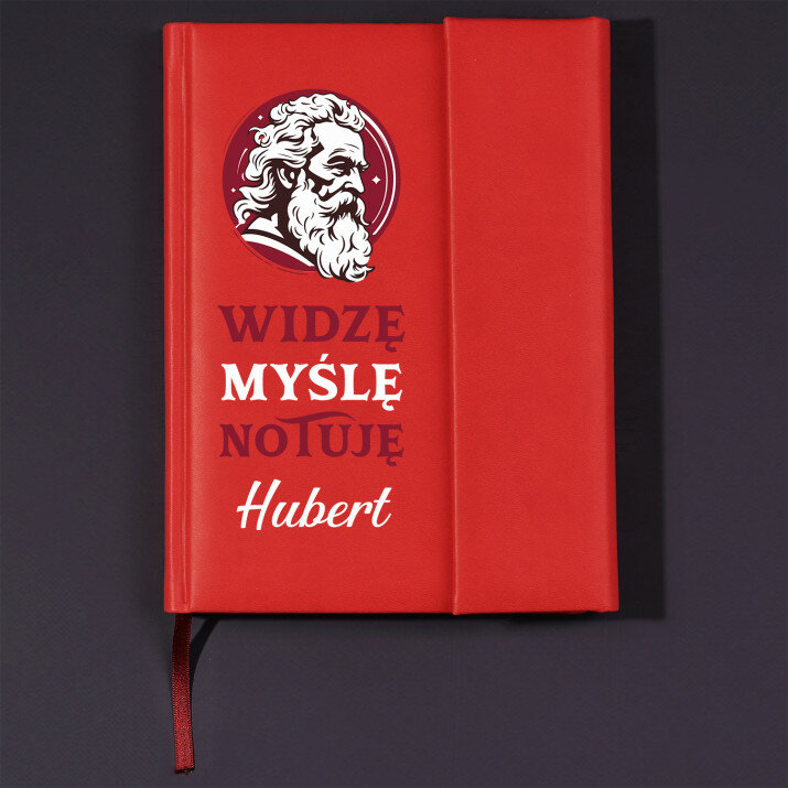 Widzę, myślę, notuję - Notes książkowy z zakładką