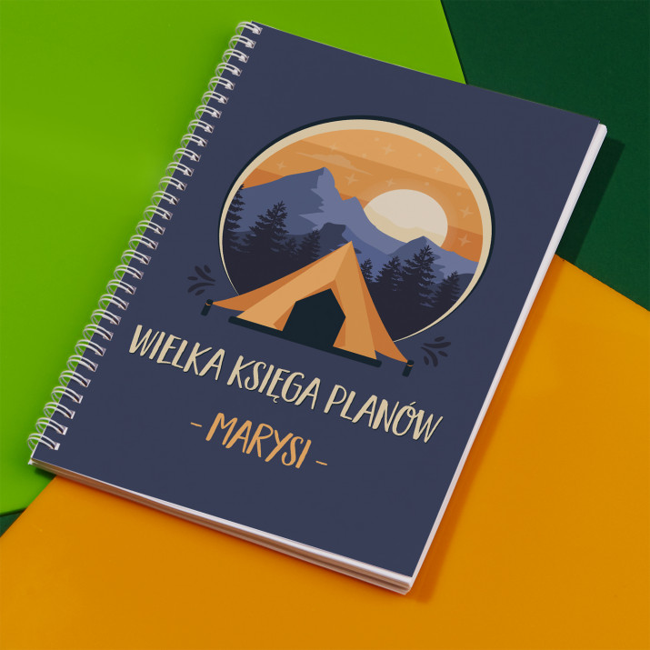 Wielka księga planów - Planer szkolny na spirali
