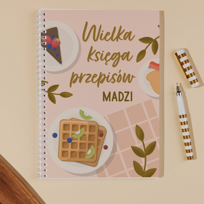 Wielka księga przepisów - Przepiśnik na spirali B5