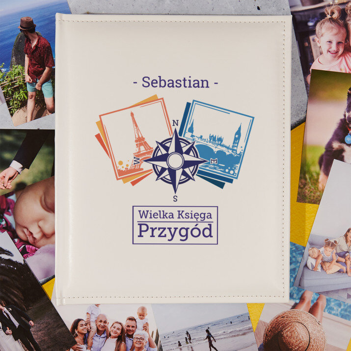 Wielka księga przygód - Personalizowany Album na zdjęcia