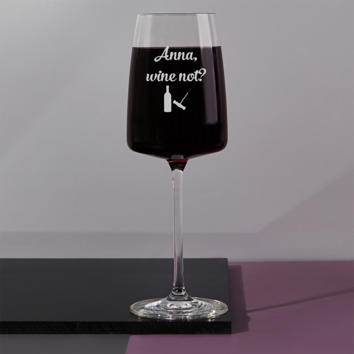 Wine not - Kieliszek do wina kryształowy