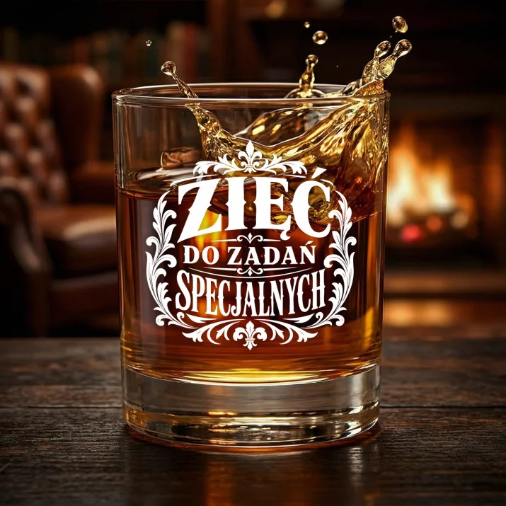 Szklanka Do Whisky Dla Zięcia Prezent Dla Mężczyzny: Zięć Do Zadań Specjalnych