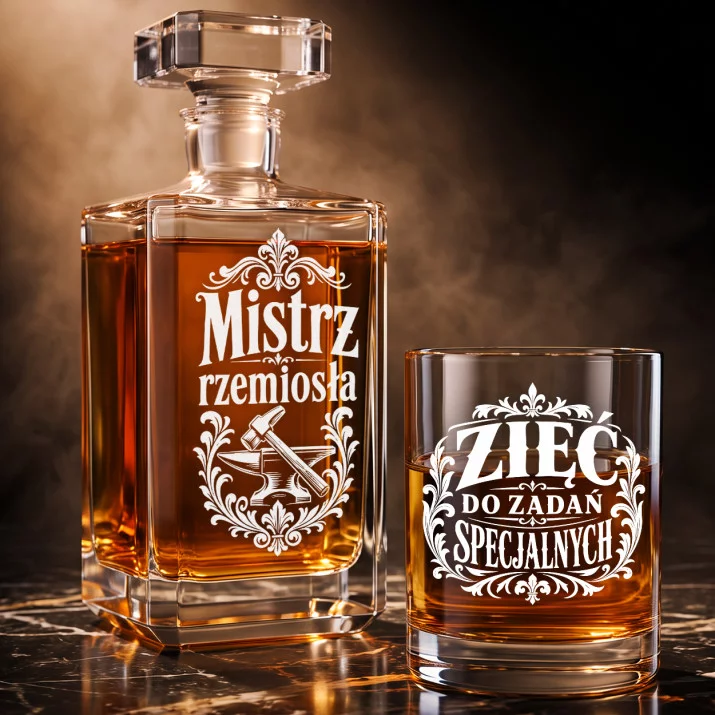Zestaw Do Whisky Dla Zięcia Prezent Dla Mężczyzny: Mistrz Rzemiosła