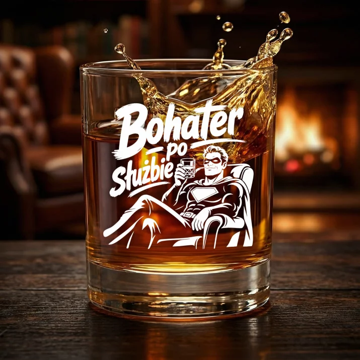 Szklanka Do Whisky Na Emeryturę Prezent Dla Emeryta Mężczyzny: Bohater Po Służbie Szklanka Do Whisky Na Emeryturę Prezent Dla Emeryta Mężczyzny: Bohater Po Służbie