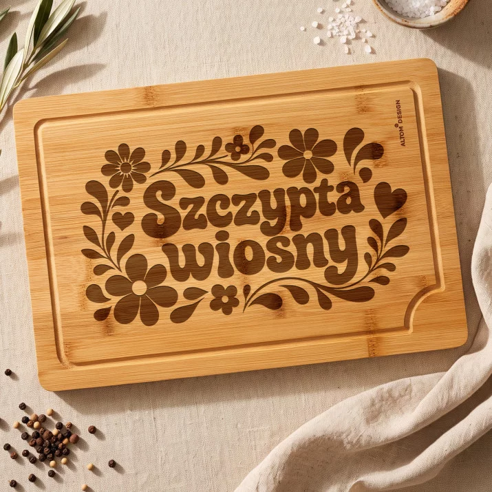 Deska Do Krojenia Na Wielkanoc Prezent Dla Kobiety: Retro Smaki Wiosny Deska Do Krojenia Na Wielkanoc Prezent Dla Kobiety: Retro Smaki Wiosny