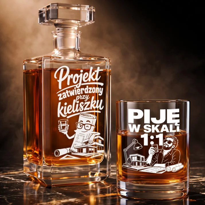 Zestaw Do Whisky Dla Architekta Prezent Dla Mężczyzny: Toast Architekta Zestaw Do Whisky Dla Architekta Prezent Dla Mężczyzny: Toast Architekta