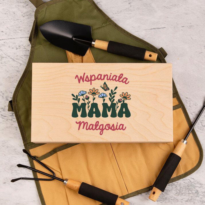Wspaniała mama - Zestaw narzędzi ogrodowych w pudełku